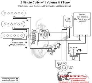 Clapton Mid boost installation instructions.