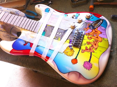 Fender Strat Dr Seuss