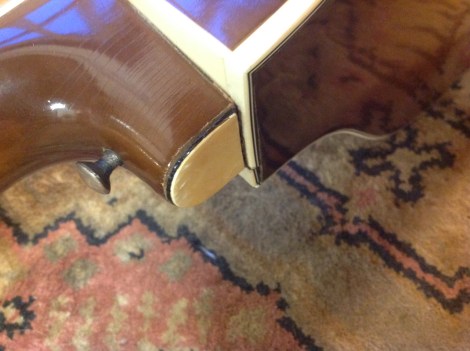 steaming off a guitar neck